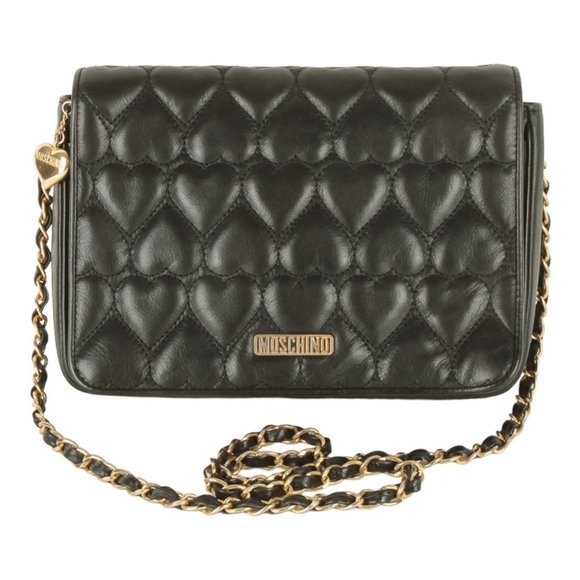 Authenticity Guaranteed Vintage Moschino heart shape chain strap Shoulder Bag - Picture 1 of 15